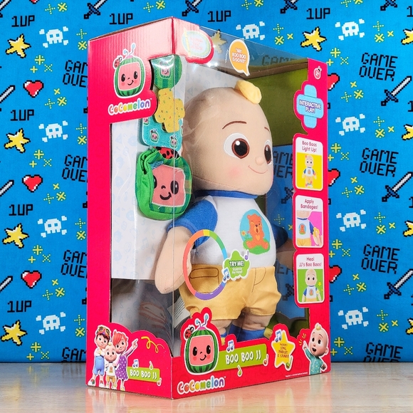 CoComelon Boo Boo JJ Plush New & Interactive Play Lights up & Heals All Boo Boos - Picture 2 of 11